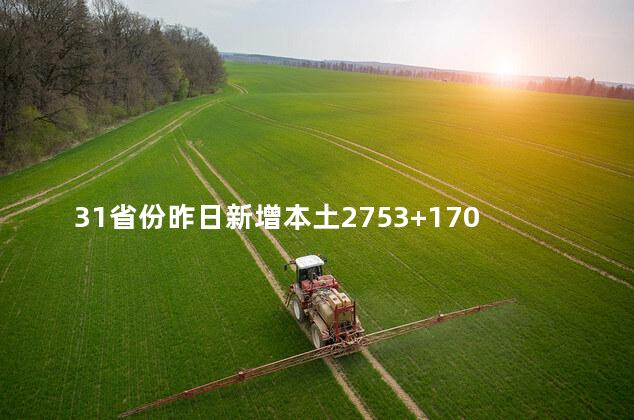 31省份昨日新增本土2753+17066具体在哪里，31省份昨日新增本土确诊病例