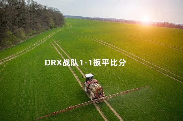 DRX战队1-1扳平比分