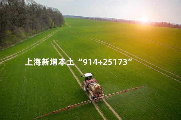 上海新增本土“914+25173”