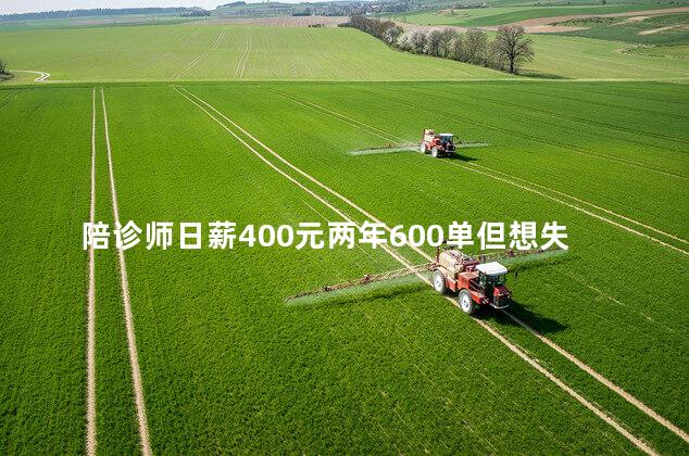 陪诊师日薪400元两年600单但想失业